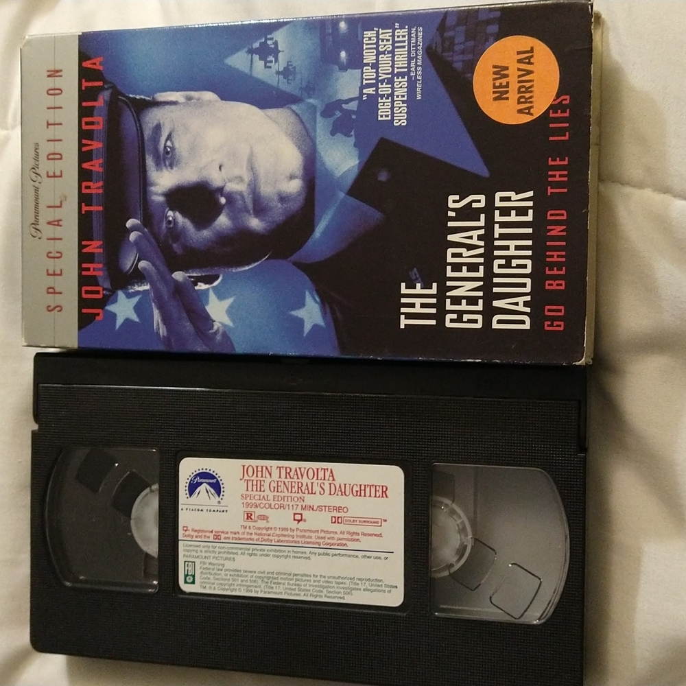 The General's Daughter 1999 Thriller/Mystery vhs tape - Picture 4 of 4